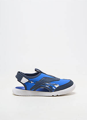 Baskets matière lisse bout rond bleu REEBOK garçon