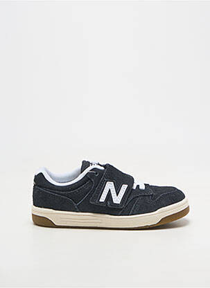 Baskets bout rond bout rond noir NEW BALANCE garçon