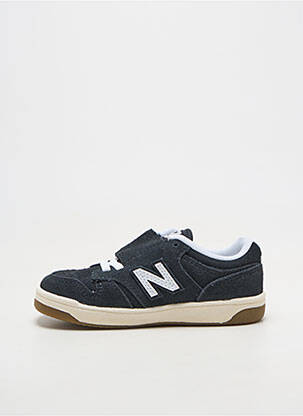 Baskets bout rond bout rond noir NEW BALANCE garçon