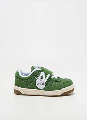 Baskets bout rond bout rond vert NEW BALANCE garçon