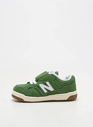 Baskets bout rond bout rond vert NEW BALANCE garçon