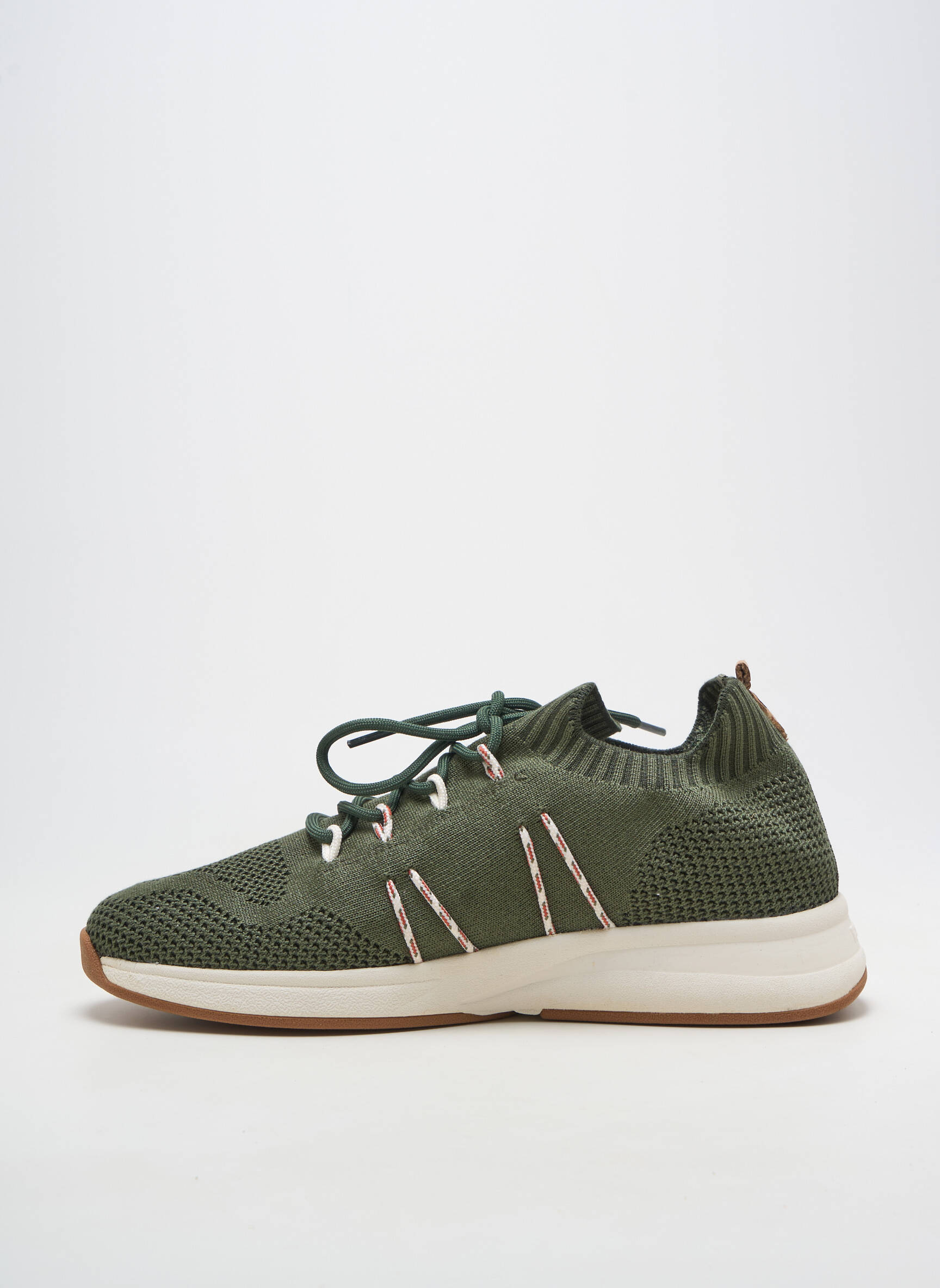 Baskets bout rond bout rond vert FAGUO homme