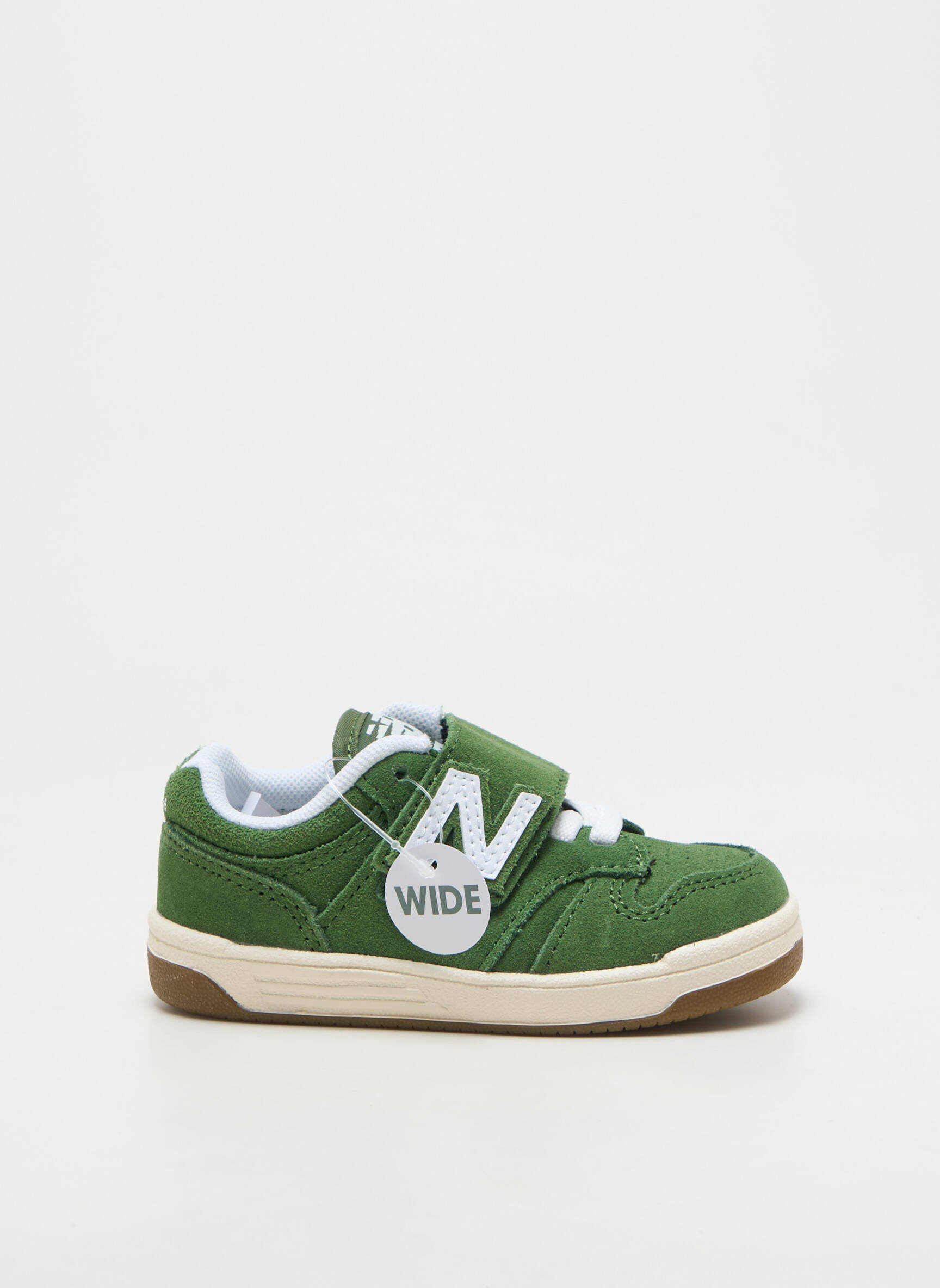 Baskets bout rond bout rond vert NEW BALANCE garçon