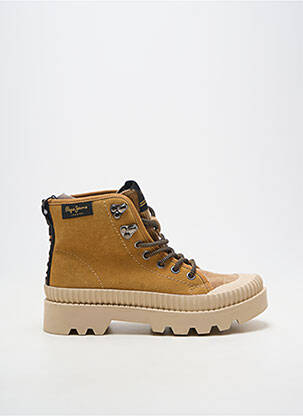 Bottines/boots talon bas talon plat jusqu'à 3cm marron PEPE JEANS femme