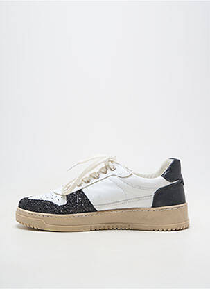 Baskets matière lisse talon plat jusqu'à 3cm noir PLAY ONE femme