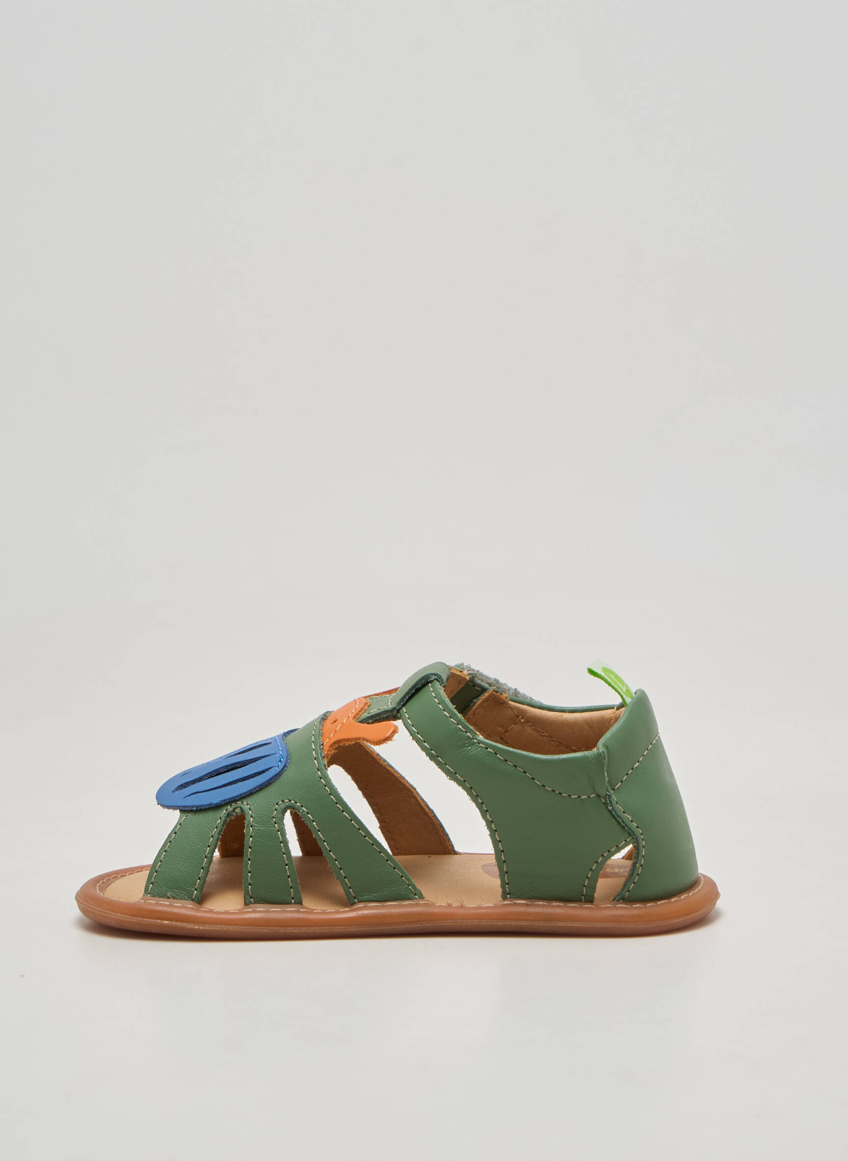 Sandales/nu pieds type de semelle anatomique bout rond vert TIP TOEY JOEY garçon