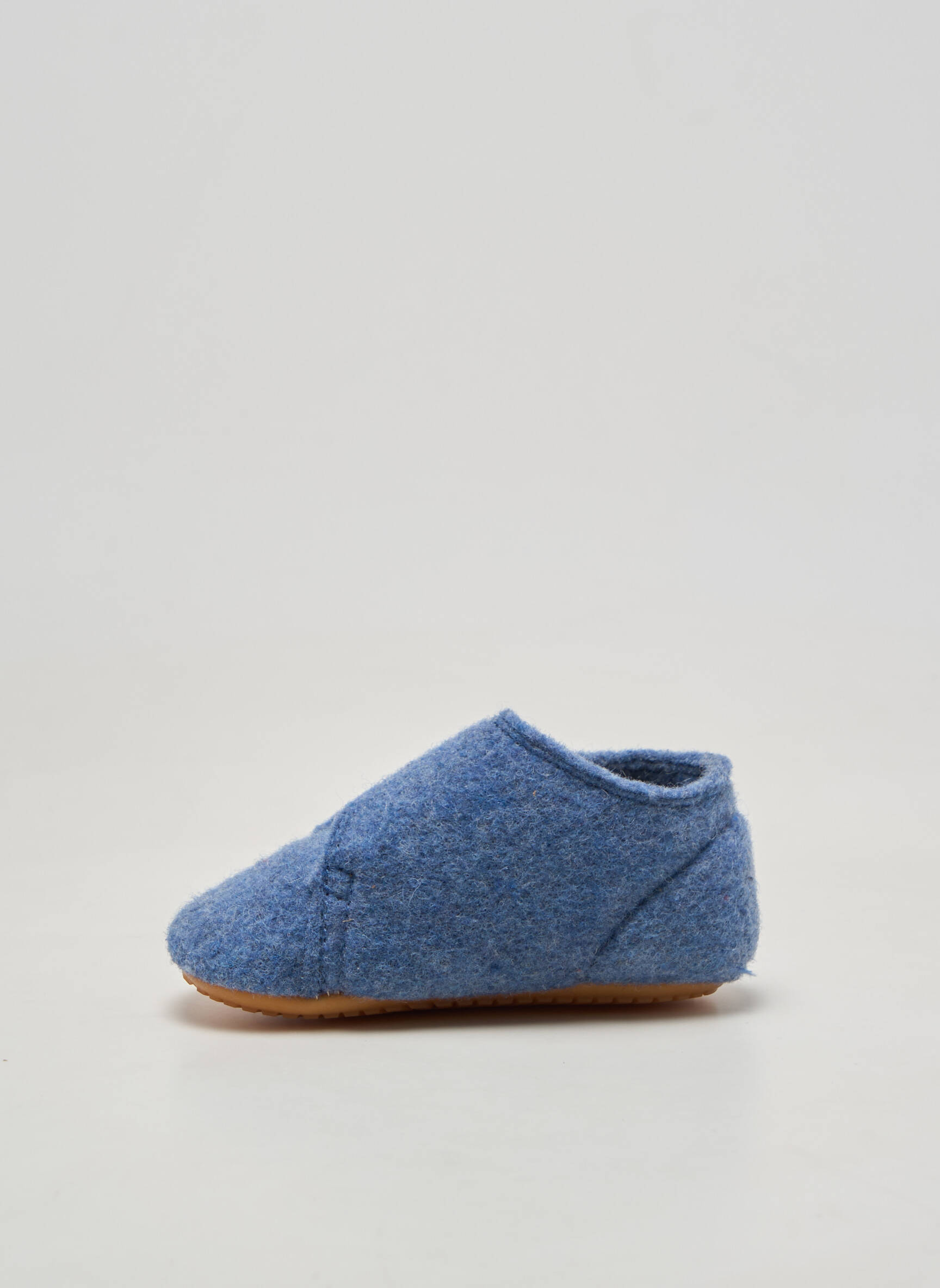 Chaussons/pantoufles fermeture scratch bout rond bleu FRODDO garçon