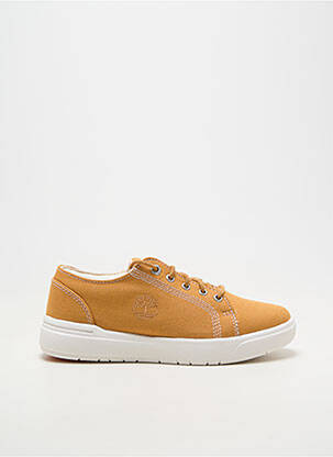 Baskets fermeture lacets bout rond orange TIMBERLAND garçon