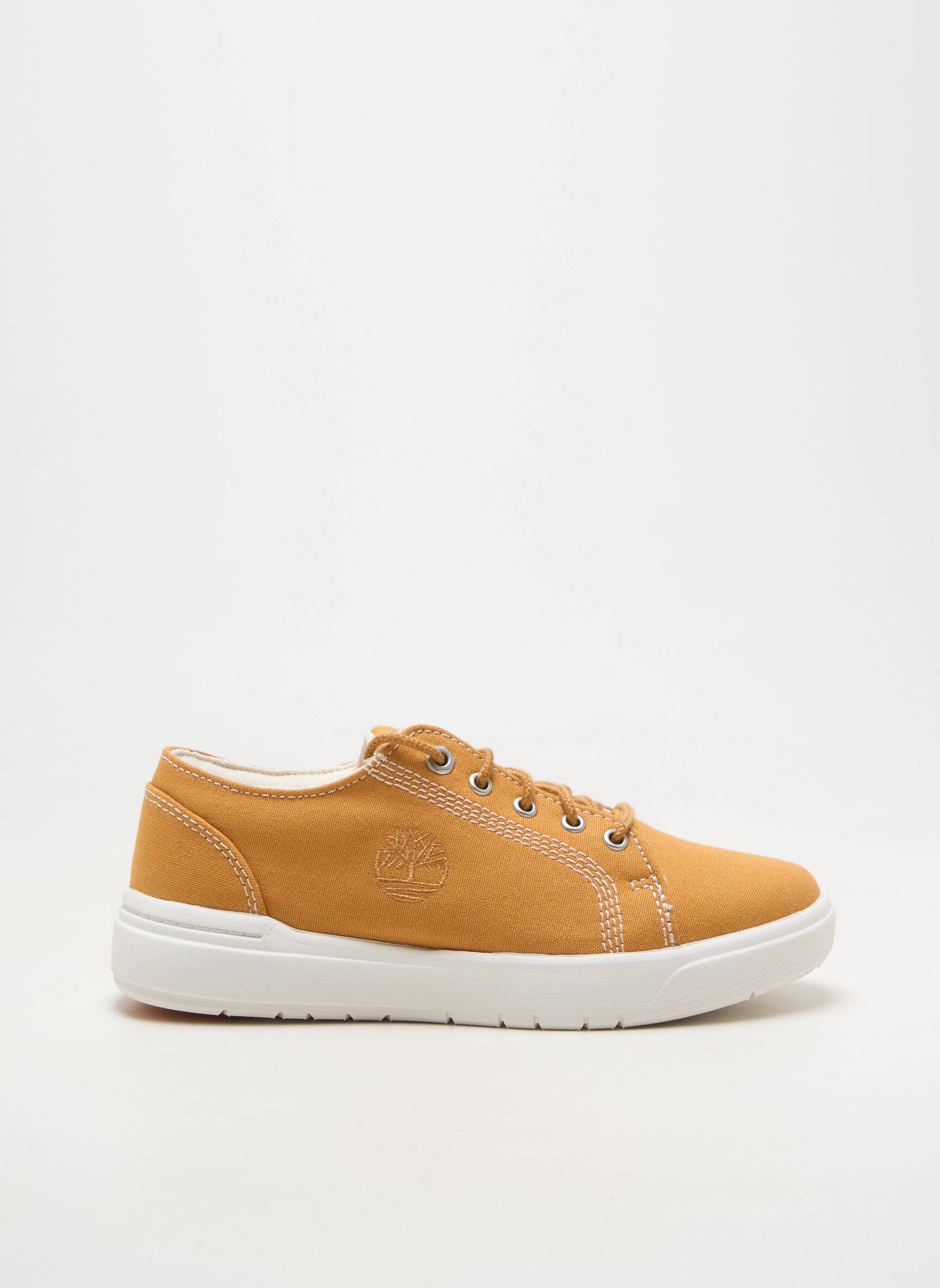 Baskets fermeture lacets bout rond orange TIMBERLAND garçon
