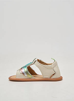 Sandales/nu pieds bout rond bout rond blanc TIP TOEY JOEY fille