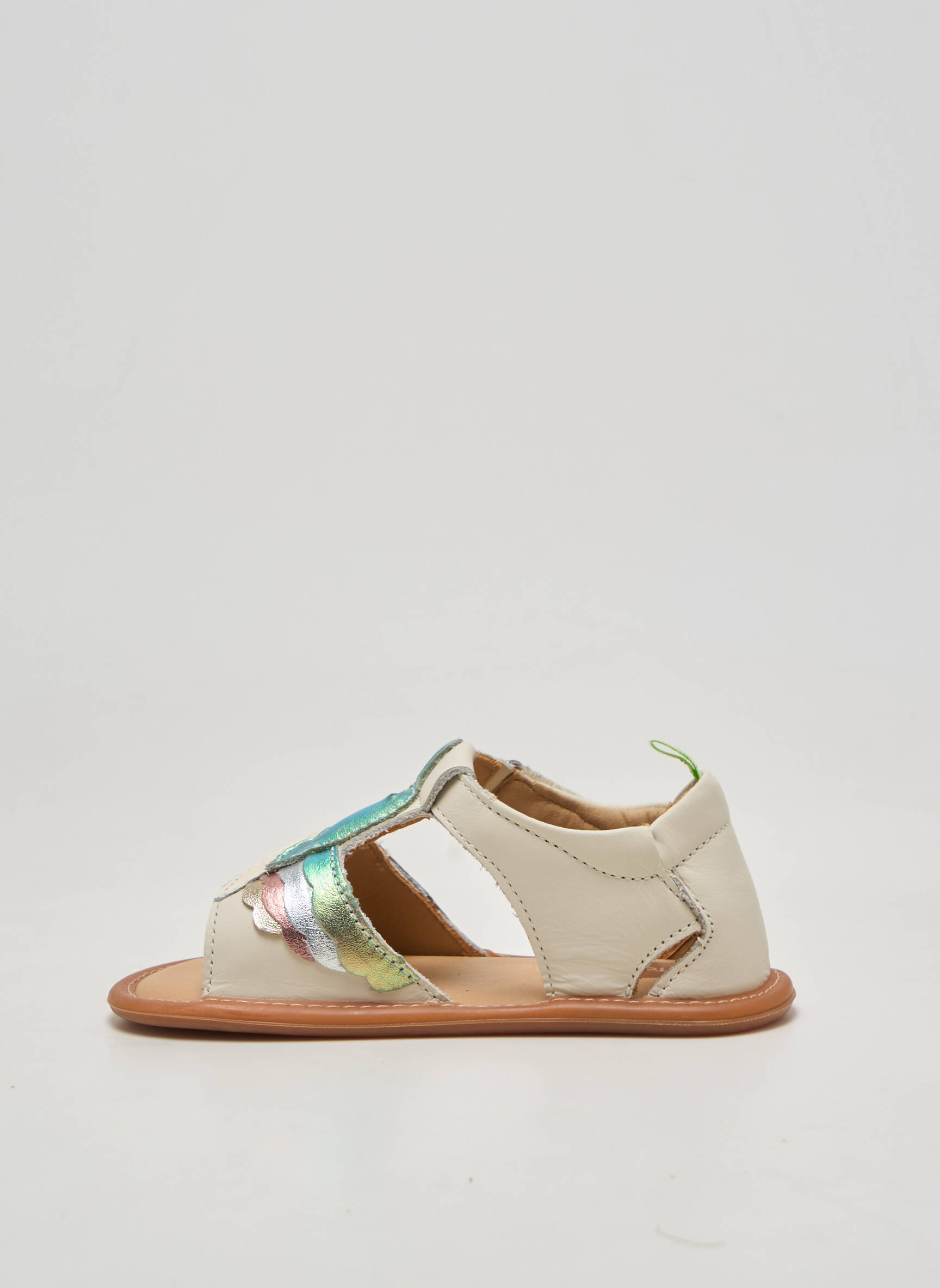 Sandales/nu pieds bout rond bout rond blanc TIP TOEY JOEY fille