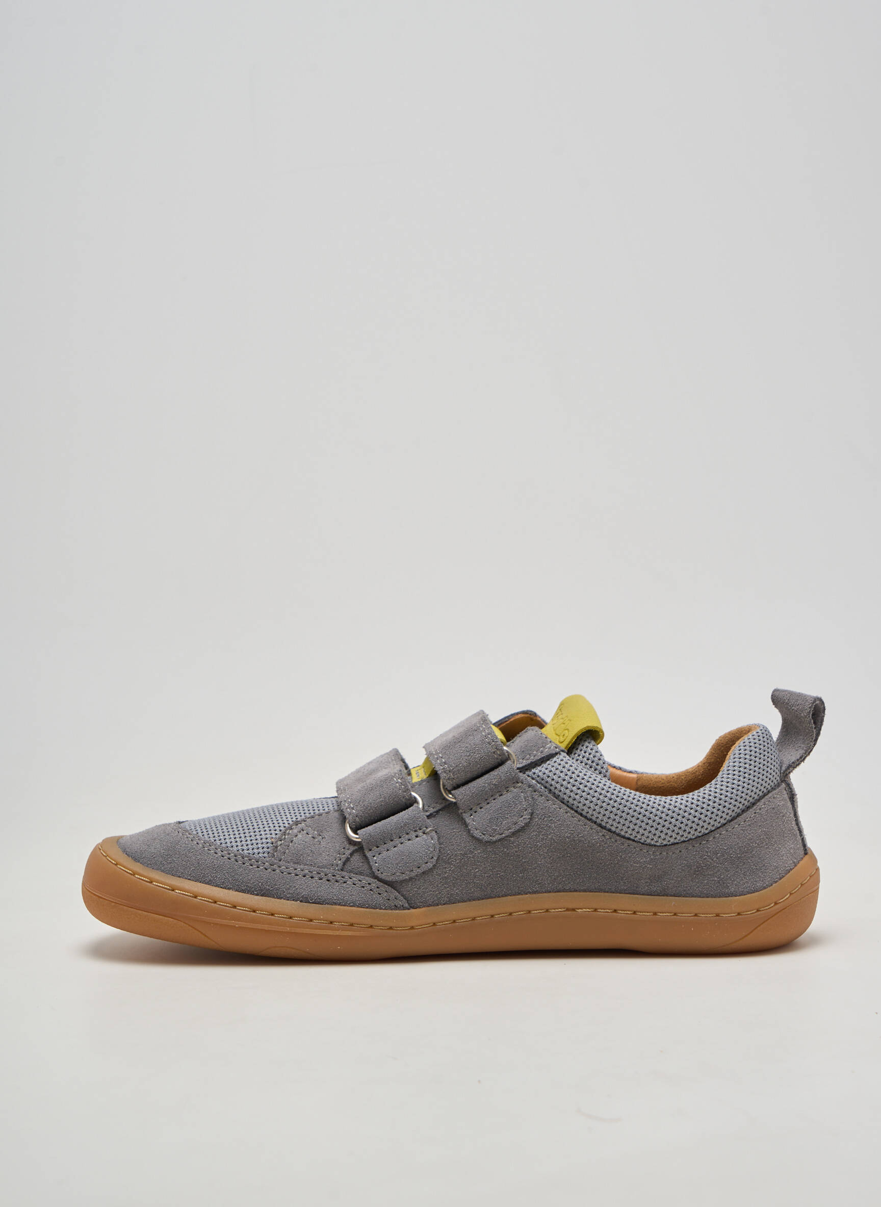 Baskets nubuck bout rond gris FRODDO garçon