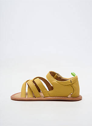 Sandales/nu pieds bout rond bout rond jaune TIP TOEY JOEY fille