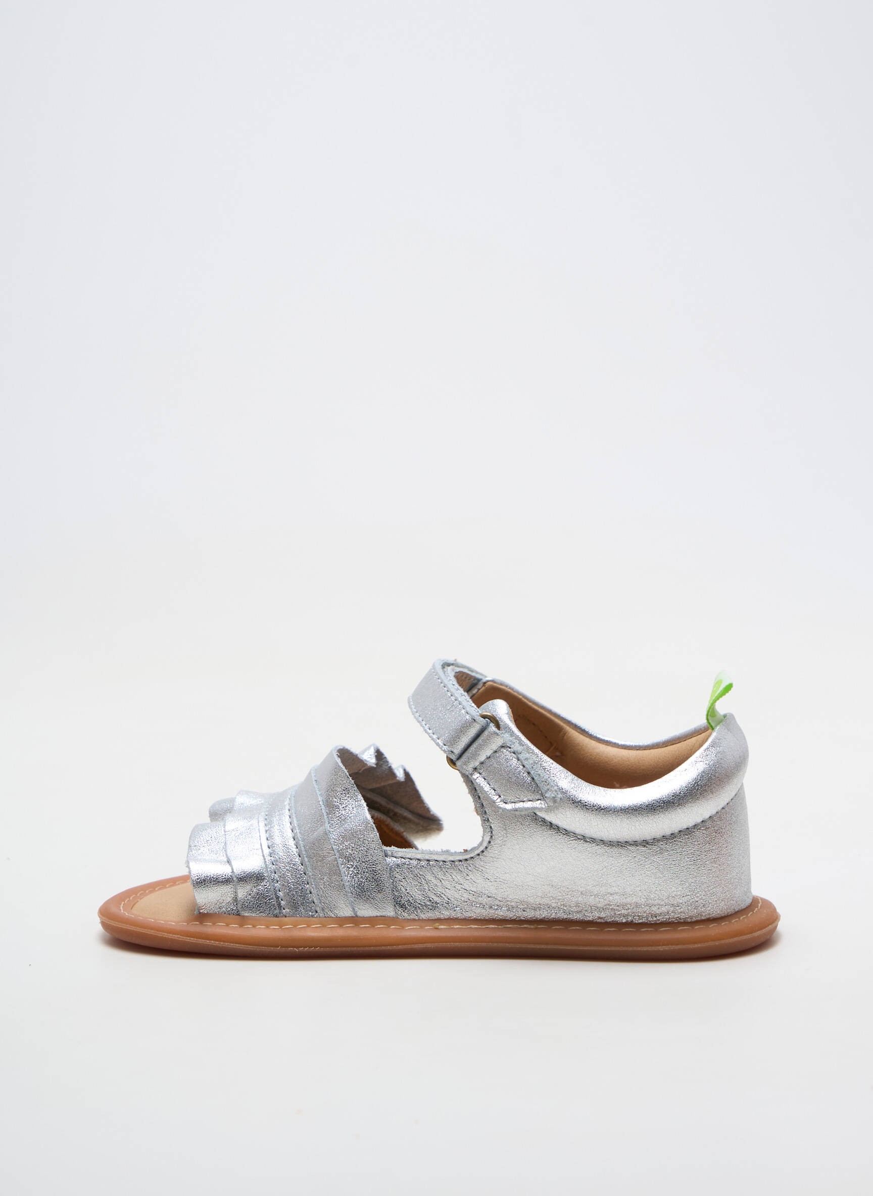 Sandales/nu pieds bout rond bout rond argent TIP TOEY JOEY fille