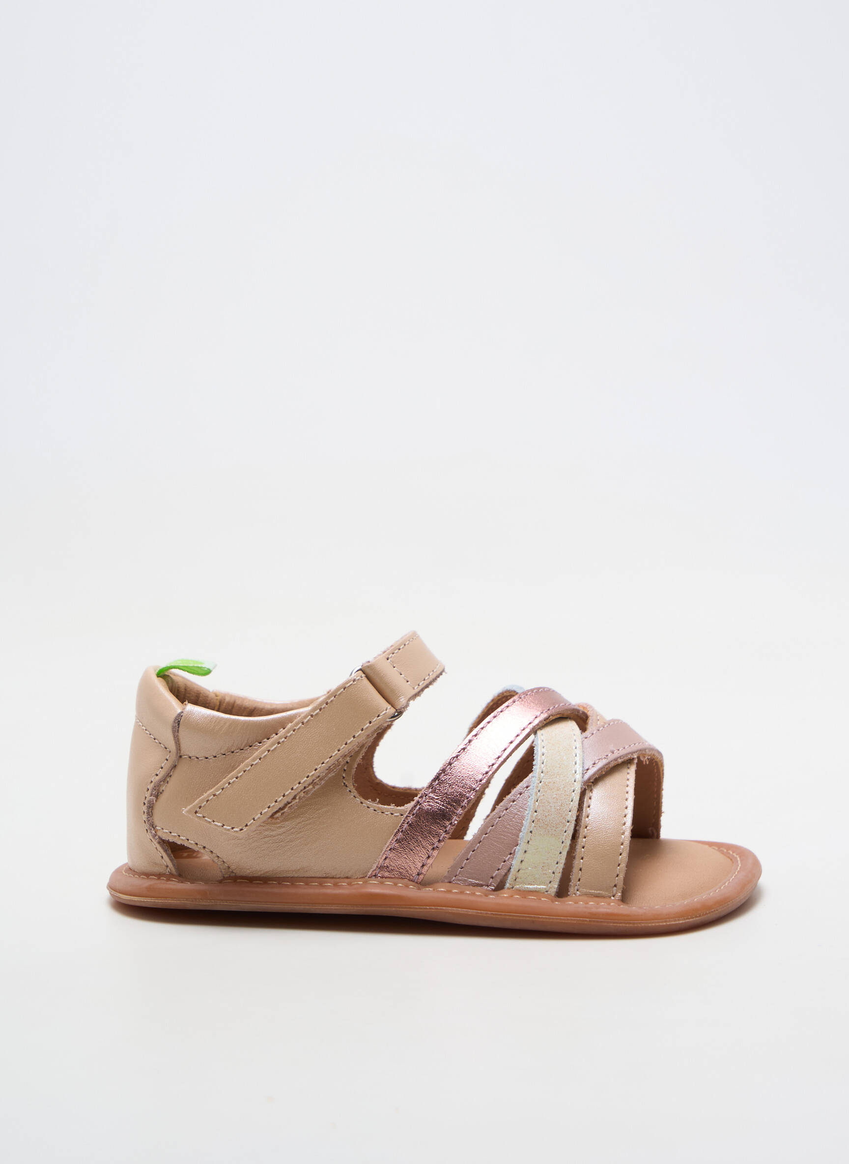 Sandales/nu pieds bout rond bout rond rose TIP TOEY JOEY fille