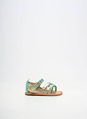 Sandales/nu pieds bout rond bout rond vert TIP TOEY JOEY fille