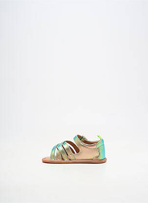 Sandales/nu pieds bout rond bout rond vert TIP TOEY JOEY fille