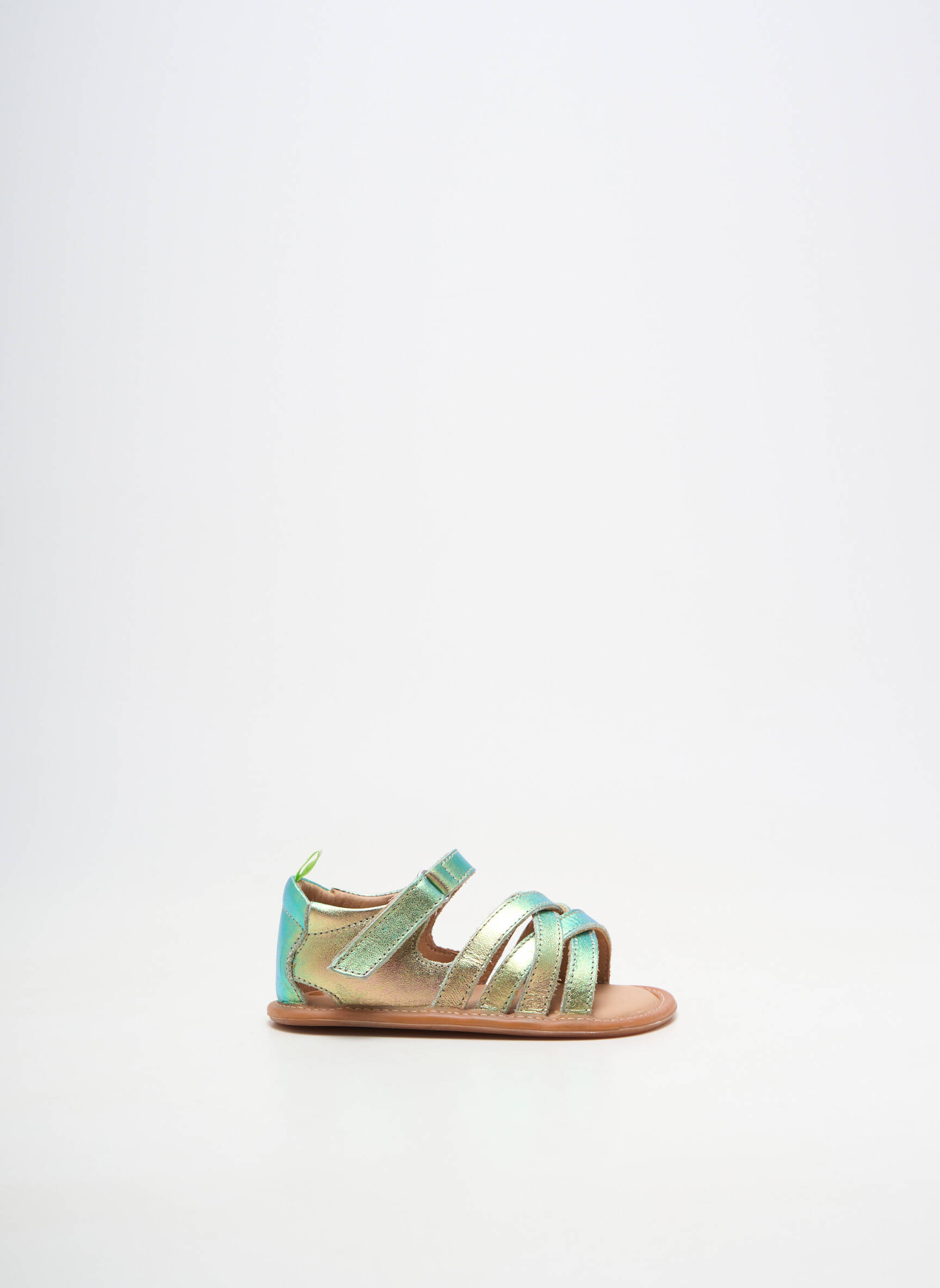 Sandales/nu pieds bout rond bout rond vert TIP TOEY JOEY fille
