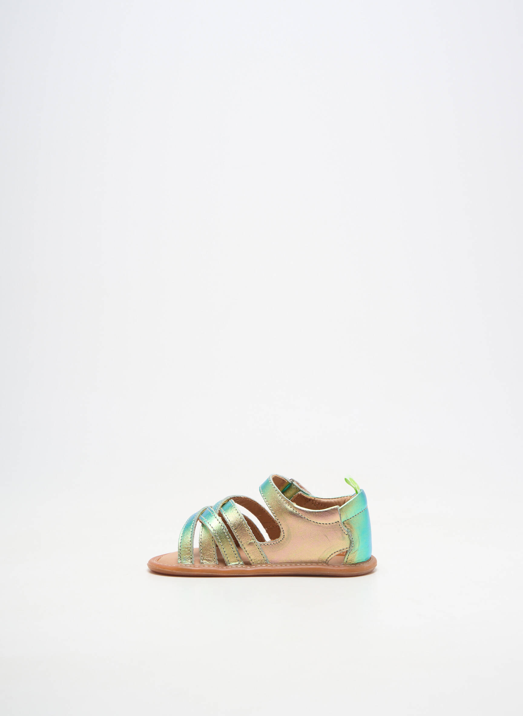 Sandales/nu pieds bout rond bout rond vert TIP TOEY JOEY fille