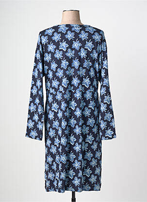 Robe mi-longue imprimé fleurs manches longues bleu WHITE STUFF femme