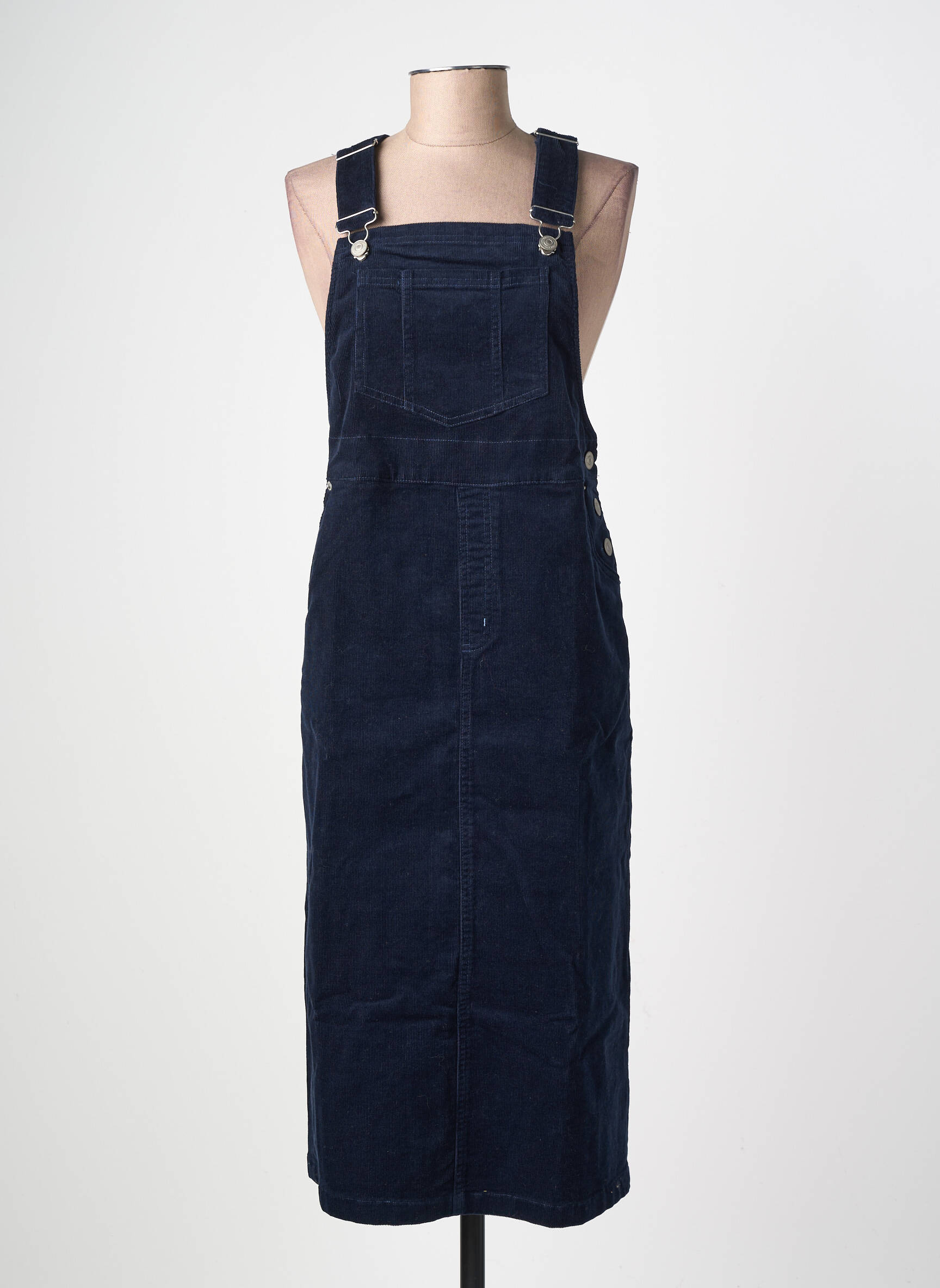 Robe mi-longue fines bretelles bleu WHITE STUFF femme
