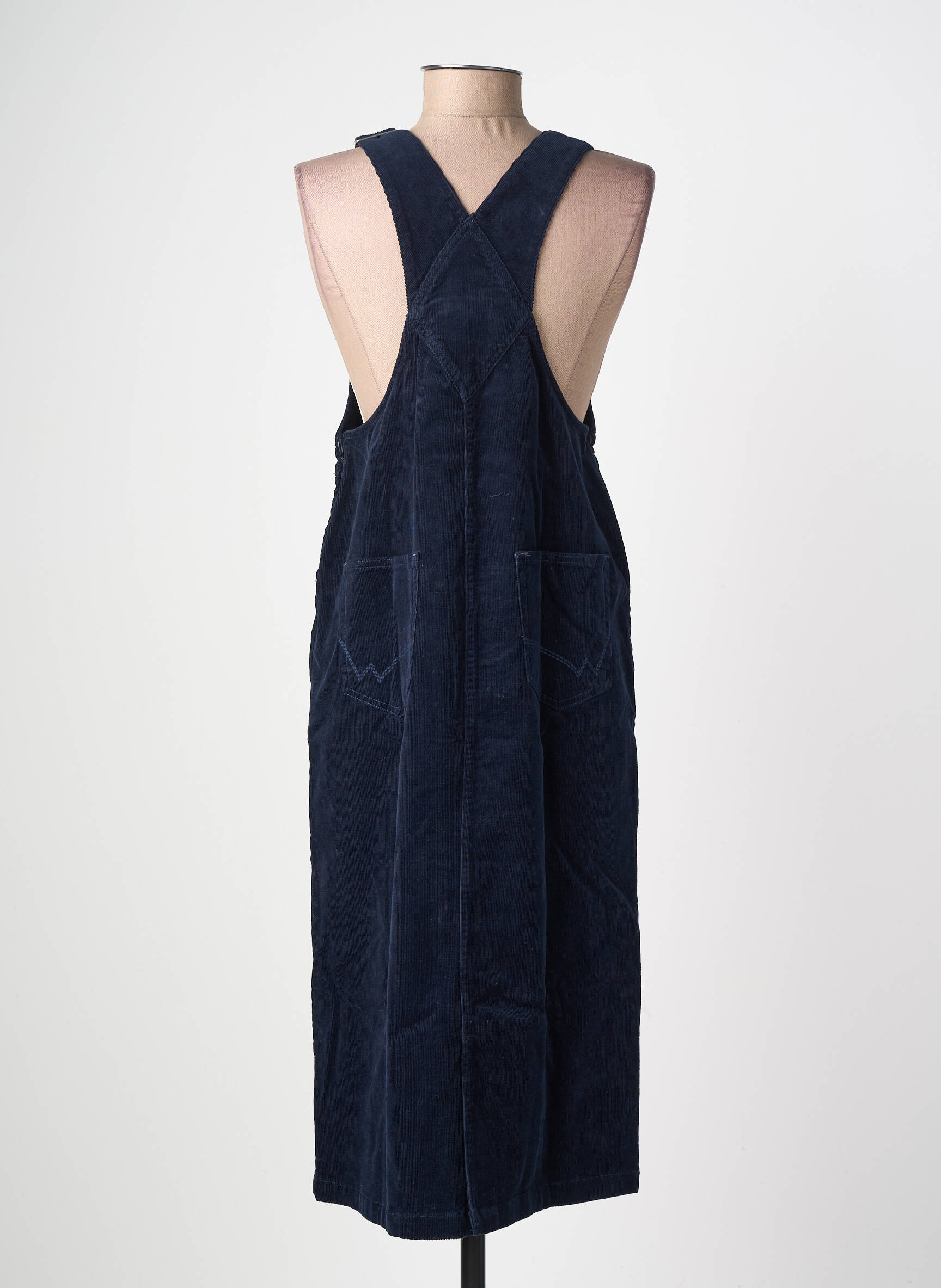 Robe mi-longue fines bretelles bleu WHITE STUFF femme
