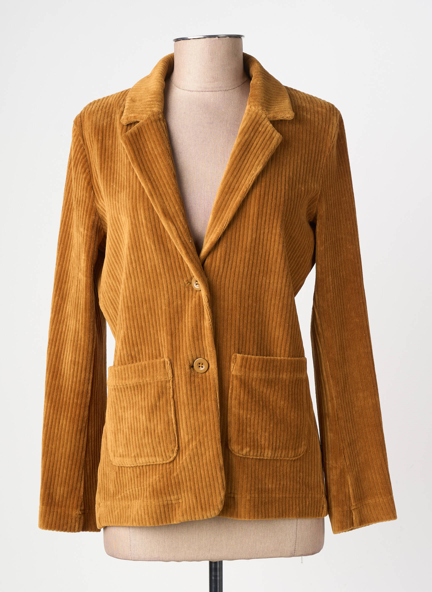 Blazer poches marron NICE THINGS femme