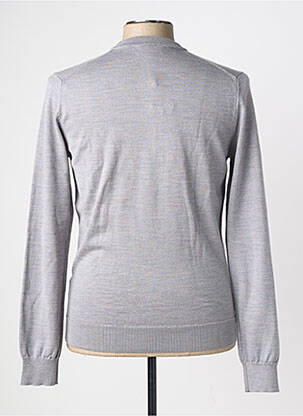 Pull stretch manches longues gris LACOSTE homme