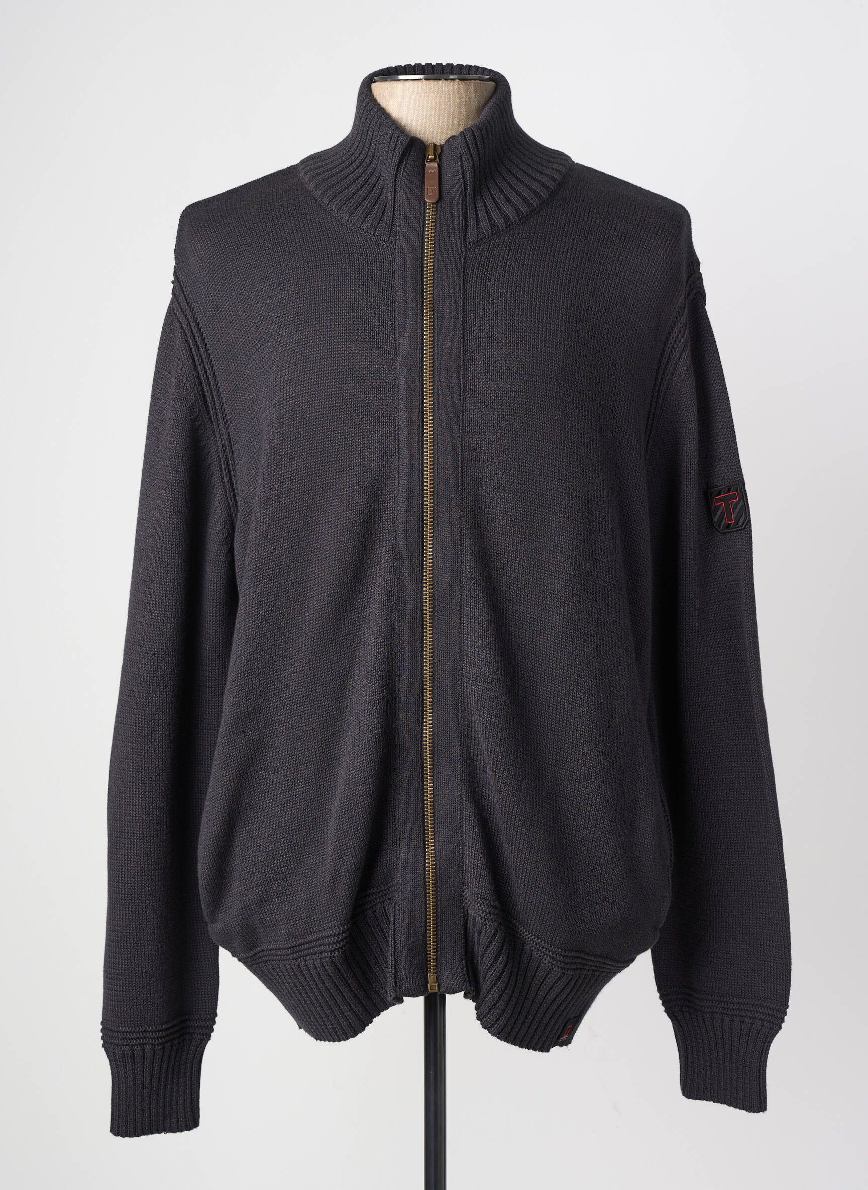 Veste casual resserrée sur le bas noir TIMEZONE homme