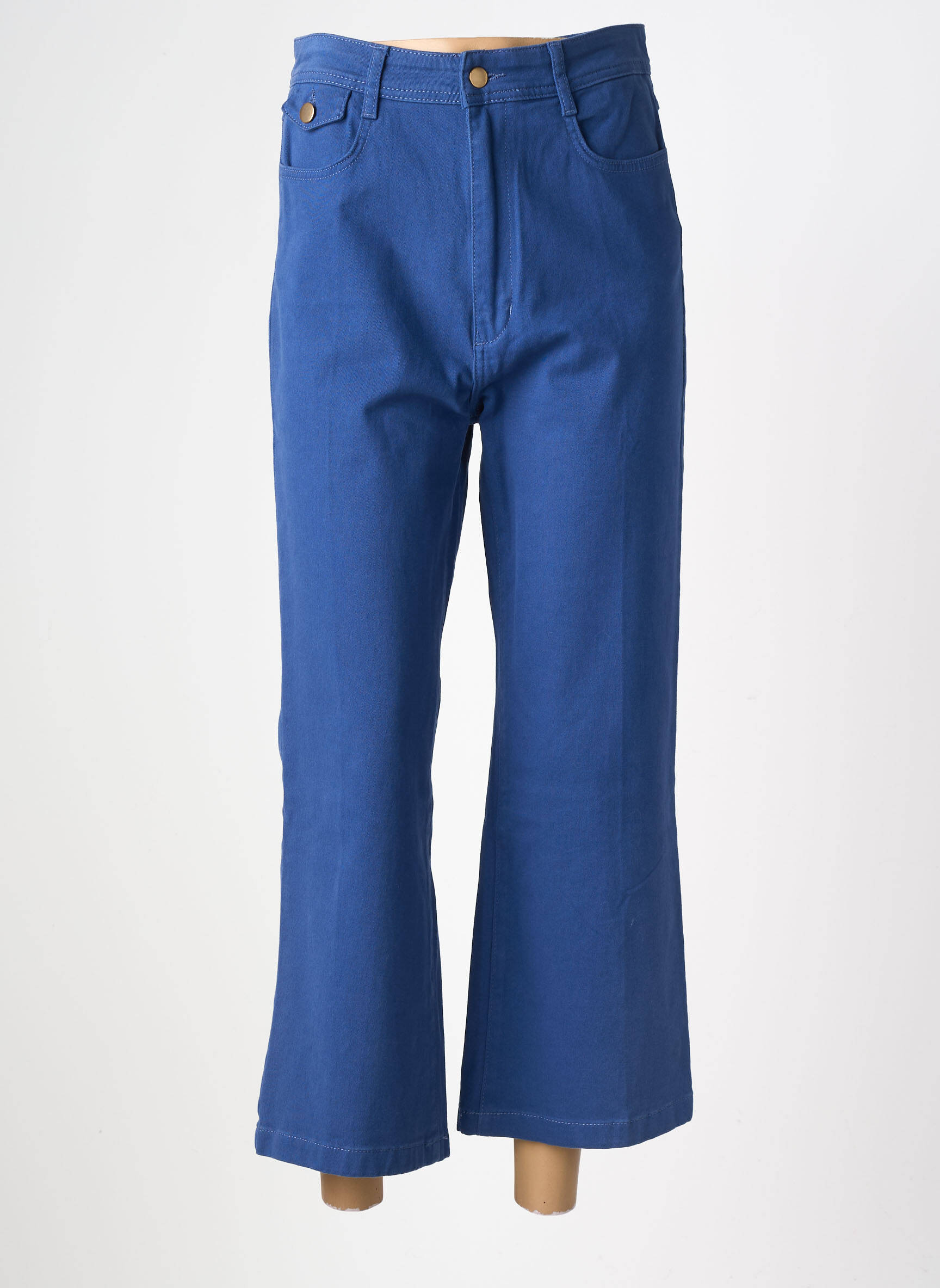 Jean coupe flare taille normale taille normale bleu MADEMOISELLE YEYE femme