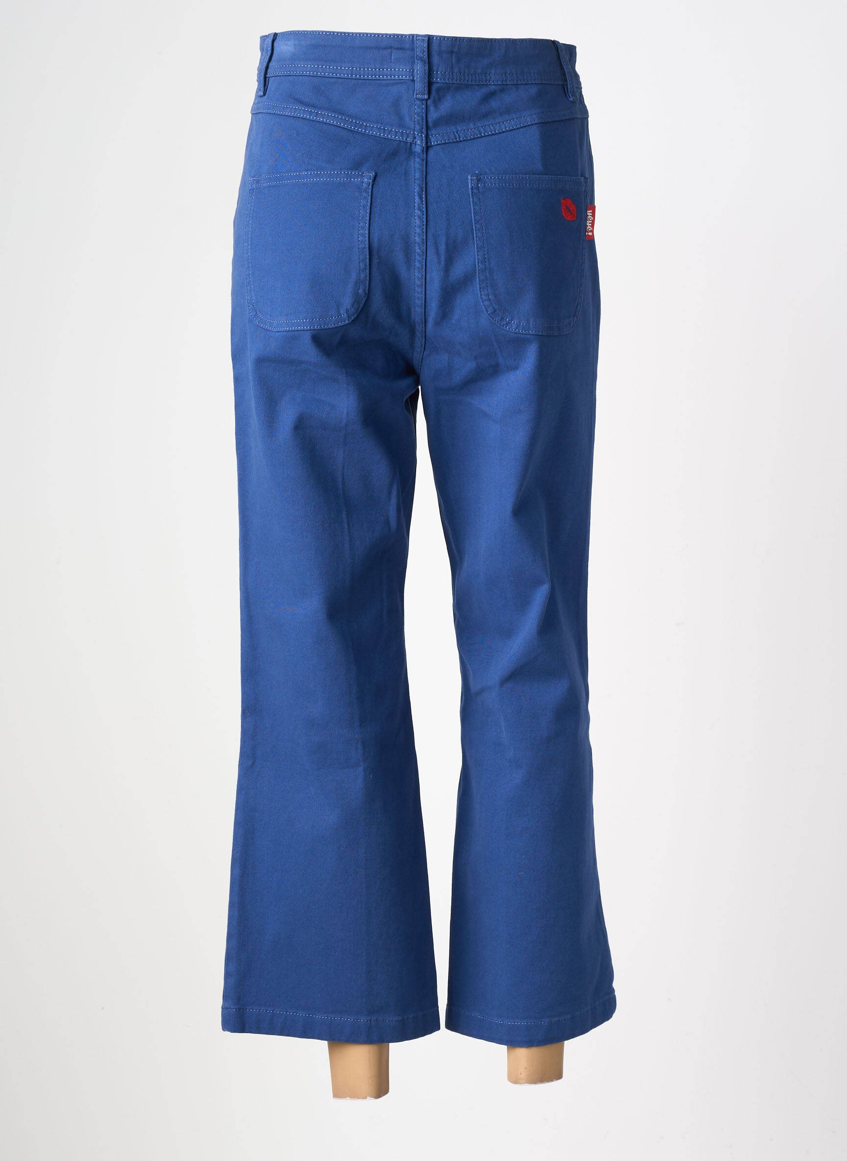 Jean coupe flare taille normale taille normale bleu MADEMOISELLE YEYE femme