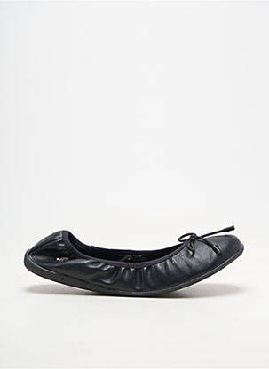 Ballerines matière lisse talon plat jusqu'à 3cm noir LE TEMPS DES CERISES femme