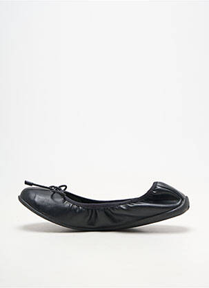 Ballerines matière lisse talon plat jusqu'à 3cm noir LE TEMPS DES CERISES femme
