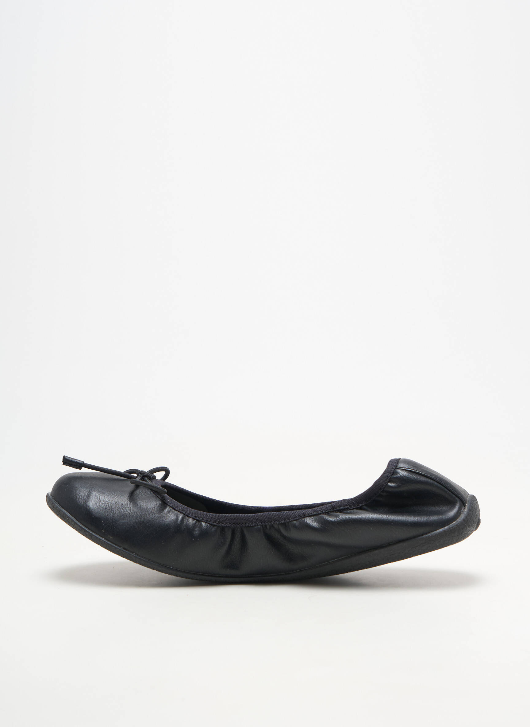 Ballerines matière lisse talon plat jusqu'à 3cm noir LE TEMPS DES CERISES femme