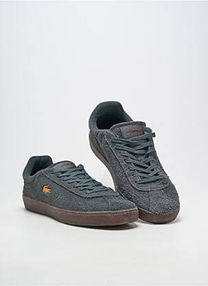 Baskets bout rond bout rond vert LACOSTE homme