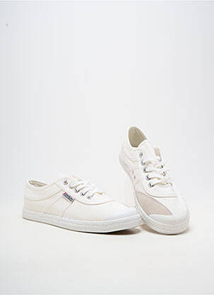 Baskets bout rond bout rond blanc KAWASAKI homme