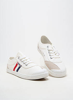 Baskets bout rond bout rond blanc KAWASAKI homme