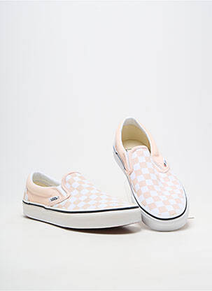 Slip ons  talon plat jusqu'à 3cm rose VANS femme