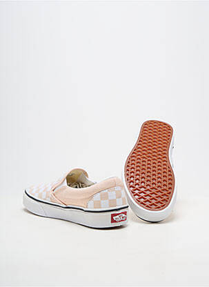 Slip ons  talon plat jusqu'à 3cm rose VANS femme
