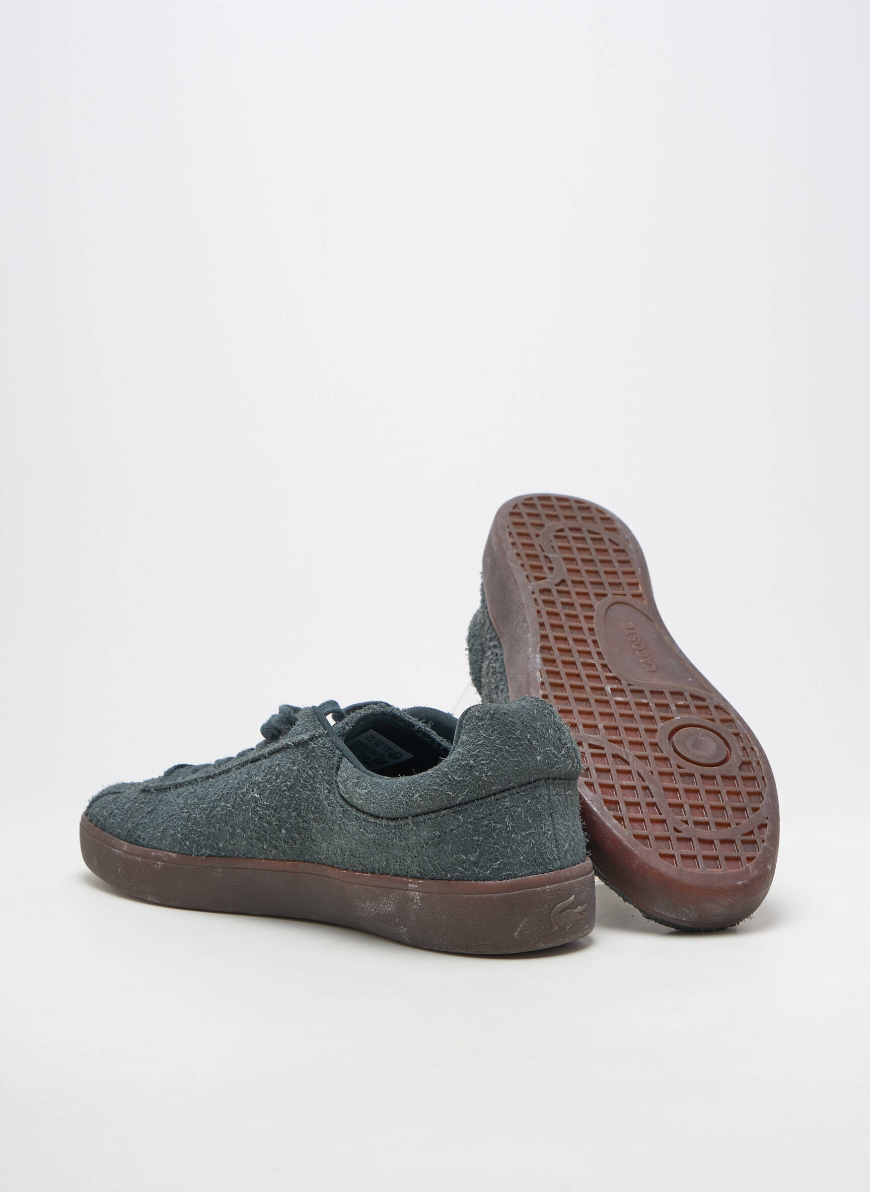 Baskets bout rond bout rond vert LACOSTE homme