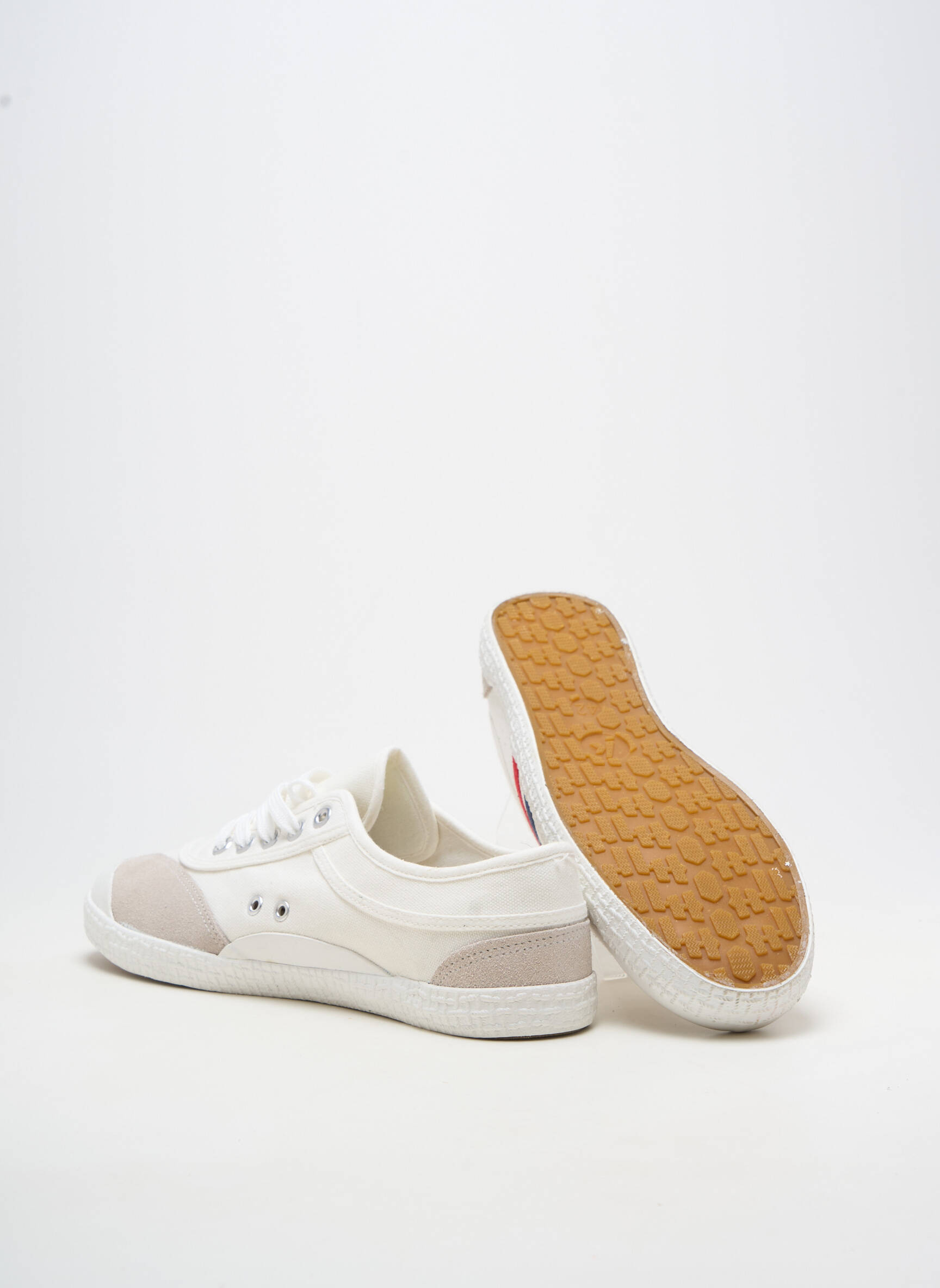 Baskets bout rond bout rond blanc KAWASAKI homme