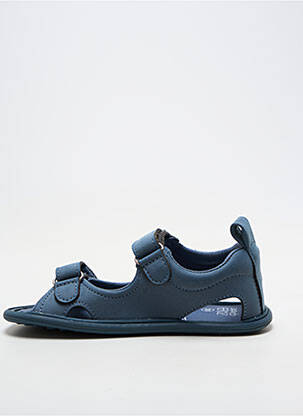 Sandales/nu pieds matière lisse bout carré bleu ZAPATO FEROZ garçon