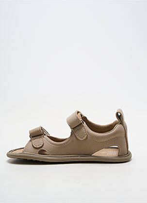 Sandales/nu pieds matière lisse bout carré beige ZAPATO FEROZ garçon