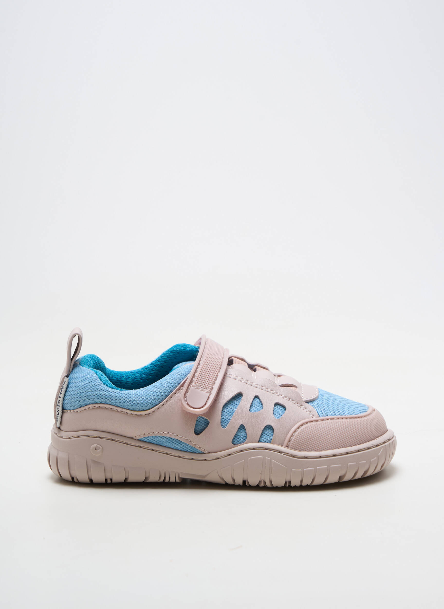 Baskets matière lisse bout rond rose ZAPATO FEROZ fille