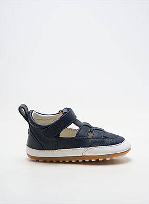 Sandales/nu pieds matière lisse bout rond bleu ROBEEZ garçon