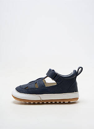 Sandales/nu pieds matière lisse bout rond bleu ROBEEZ garçon