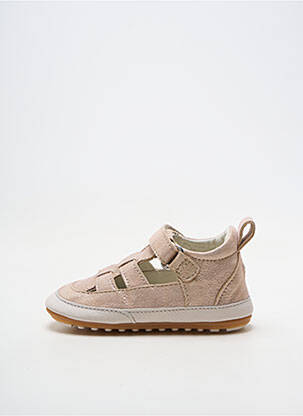 Baskets tissage tissage pailleté bout rond rose ROBEEZ fille