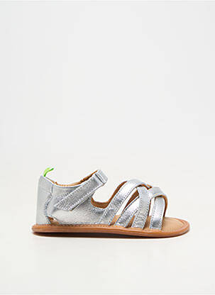Sandales/nu pieds type de semelle anatomique bout ouvert argent TIP TOEY JOEY fille