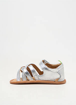 Sandales/nu pieds type de semelle anatomique bout ouvert argent TIP TOEY JOEY fille