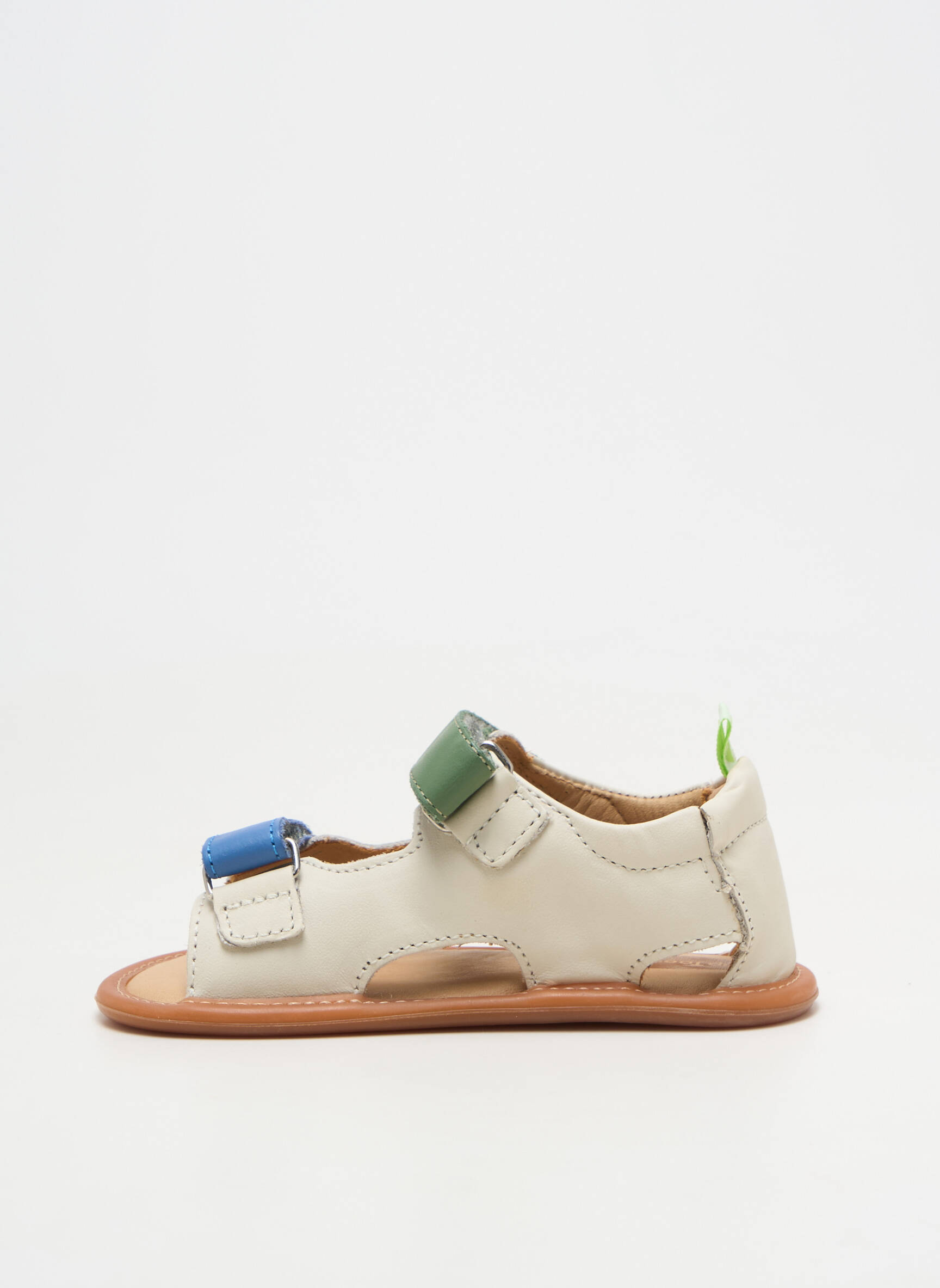 Sandales/nu pieds type de semelle anatomique bout rond blanc TIP TOEY JOEY garçon